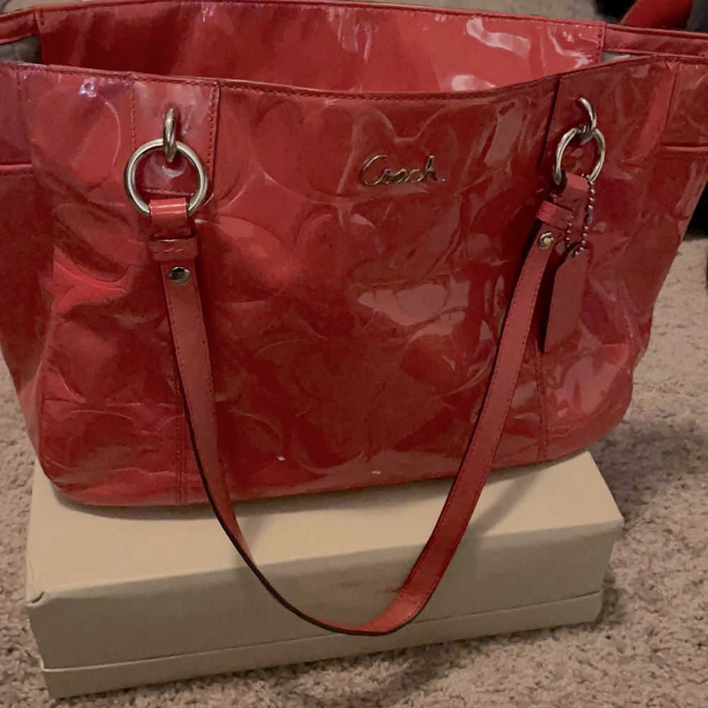 Big Vintage Authentic Coach Bag